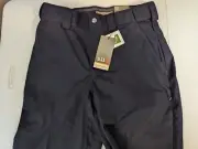 511 Tactical Navy Blue Police PD Pants 32x36 Tall RipStop Unhemmed Work 74370
