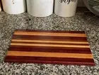 Artisanal Handmade Exotic Edge Grain Charcuterie Cutting, Cheese & Bread Board