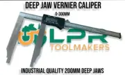 Digital Vernier Caliper 0-300mm /12" with 200mm Deep jaws wide mouth NEW