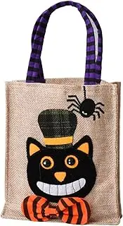 Halloween Non-Woven Bags with Handles - Halloween Treats Bags Favors - Candy Tote Bags for Kids Halloween Decorations Strop-au