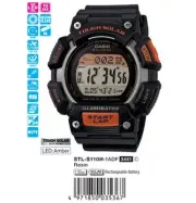STL-S110H-1A 1B 1C Casio Unisex Watches LED Solar Sport Lap memory 120 New 100m