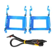 2Pcs 2.5”Hard Drive Caddy +1pcs GP2JM Power Cable For Dell Optiplex 3650 X9FV3