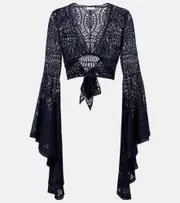 [Alexandra Miro] Alexandra Miro Talia lace top AU 16 blue
