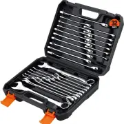 32-Piece Combination Wrench Set Metric 14-1 7mm-22mm 12 Point Chrome Vanadium