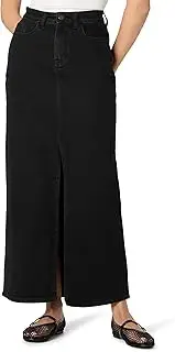 [The Drop] Women’s Rylie Maxi Denim Skirt with Front Slit