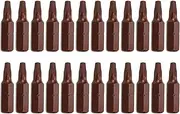 SQ1 Magnetic Square Head Screwdriver Bits 1/4 Inch Hex Shank 1 Inch Length - 24pcs
