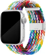 [LODKA] Trail Loop Nylon Band - Compatible with Apple Watch Ultra 2/Ultra Band 49mm 46mm 45mm 44mm Men Women, Braided Breathable Adjustable Sport Strap for iWatch Ultra 2, iWatch Ultra Series 10 SE 9 8 7 6 5 4