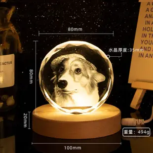 【Dong台灣出貨】來圖訂製 寵物紀念品 客製化禮物 客製化水晶紀念相框 紀念日禮物寵物創意相框 寵物用品 寵物名牌