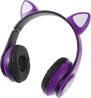 SWOOMEY Adorable Cat Ear Headphones Boys and Girls Headset Microphone Wireless Gaming Headphones for Boys and Girls