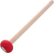 WHAMVOX Traditional Chinese Wooden Handle Rubber Tip Mallet for Percussion Instruments Durable Portable Mallet for Gongs Drums and Music Performance for Musicians and Music Lovers