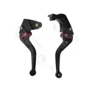 Black CNC Shorty Brake Clutch Levers For Kawasaki Ninja ZX 6R 07-14 Control Hand