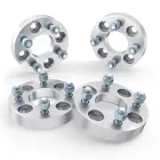 4pcs 1.25" Golf Cart Wheel Spacers (4x4" 4x101.6) M12x1.25 Studs for Yamaha YAM