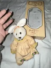 Bunny With Dress And How Christmas Corner Yesteryears Dears 8"