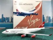 Big Bird Aeroclassics Virgin Atlantic Boeing 747-400 G-VTOP Diecast 1/400 Model