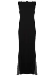 Helmut Lang Panelled Jersey Midi Dress - Black - 2 (UK6 / XS) 2 (UK6 / XS)