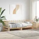 Pull-out Day Bed without Mattress 2x(90x190) cm Solid Wood vidaXL