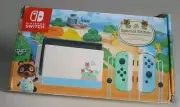 Nintendo Switch Animal Crossing Edition - Open Box NEW + 512GB AC MicroSD + Case