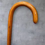 Walking Cane Men Women Mobility Personal Protection Hickory Wood USA LuxCane G8