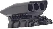 1/10 RC Crawler Simulation Engine Air Intake Supercharger Cover Fit for Trx4 D90 Fit for Axial Fit for Scx10 Fit for Wraith 90046 90018,Black