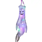 LED Light Ghost Windsock Halloween Decoration Garden Decor Scene Layout7880