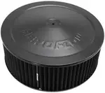 Aeroflow 14" X 5" Air Cleaner Assy 5-1/8" Dropbase Black, Cotton - AF2251-1300