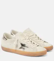 [Golden Goose] Golden Goose Super-Star suede sneakers AU 7 beige