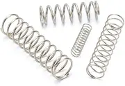 10pcs Cylindrical Coil Back Spring Compressed Shock Absorbing Pressure Return Small Compression Spring 65Mn Steel WD 0.3mm(45mm(10PCS),3mm)