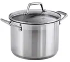Tramontina 8 Quart Lock-N-Drain Pasta Cooker, Stainless steel.