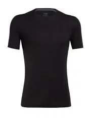 Icebreaker Merino Anatomica SS Crewe Mens T-Shirt - Black - M