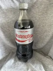 Share a Coke with Christopher 2025 Personalized Gift Coca~Cola Bottle 20oz Diet