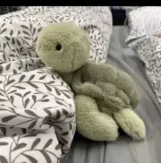 Jelly C a t Bashful Turtle Plush Super Cute Soft Simulation Pet Turtle Toy Doll