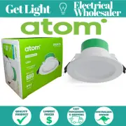 Atom Downlight LED 8W 880Lm Dimmable Tri colour 90mm AT9039/WH/TRI - RECESSED