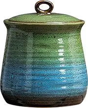 LGQ 40 OZ Cookie Jar, Candy Jar with Lid, Kitchen Canisters for Countertop for Food Storage Coffee, Tea, Beans, Spices, Nuts Ceramic Jar with Lid.