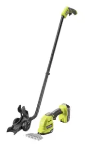 Ryobi 18V ONE+ 2.0Ah Lithium Grass Trimmer Shear And Caddy Kit Includes Charger