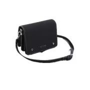 Bag PU Leather Shoulder Bag Ladies Handbag Messenger Bag (Black)