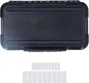 ANKROYU Fishing Tackle Box Lure Organizer Bait Storage Box Detachable Large Waterproof Durable Transparent Compartments for Professional Anglers Beginners Plastic As Picture Shown