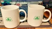 2 Pioneer Seed Coffee Cups NIB Farming Advertising Corn Beans New