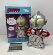 Seiko Ultraman Talking Alarm Clock Silver 23.7 x 16.7 x 12cm from Japan NEW