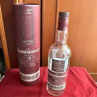 在飛比找Yahoo!奇摩拍賣優惠-GLENDRONACH 格蘭多納12年威士忌空酒瓶/多用途玻