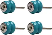 Ceramic Knob,Cabinet,Furniture Pull Handles,Door Pull,Drawer Pull Handle,4pcs Ceramic Knobs Vintage Knob Drawer Pull Handle Furniture Cabinet Cupboard Wardrobe Dresser Door Accessory Decoration Blue