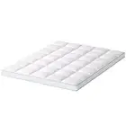 Giselle Bedding Mattress Topper Pillowtop Bamboo 10Cm Queen microfibre Mattresse