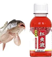 Fish Bait Scent | Fishing Highly Concentrated Red Worm Scent Bait Additive | 100ml Natural Quick Lure Enhancer Fishy Smell for Cod, Crucian Carp, Tilapia, Trout, Bighead Carp