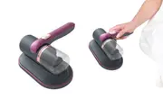 Cordless Dust Mite Remover Vacuum UV Cleaner Home Bed Sofa Mattress Kit-Purple