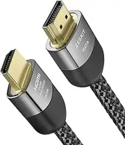 Zeskit 8K Ultra HD High Speed 48Gpbs HDMI Cable 10ft, 8K60 4K120 144Hz eARC HDR10 4:4:4 HDCP 2.2 & 2.3 Compatible with Dolby Vision Xbox PS4 PS5 Apple TV 4K Roku Fire TV Switch Vizio Sony LG Samsung