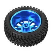 RC Crawler Tires Blue Metal Y Shaped Rims Wheel For WL A959 A979 A969 1/18