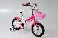 在飛比找Yahoo!奇摩拍賣優惠-正版Hello Kitty12吋高把兒童腳踏車