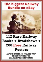 Vintage Loco Railway Steam Bradshaws 112+Antique Books DVD + 200 Free Posters