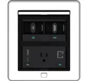Crestron FT2-500-ELEC-AL FlipTop Cable Management System Electric Alloy 6509651