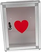 Beaupretty Secure Wall Hanging Drop Box with Lock Durable Metal Mailbox for Home Office Ample Storage for Donations Suggestions Easy Wall Mounting User Friendly Design