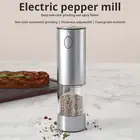 Usb Rechargeable Salt Pepper Grinder Set Coffee Bean with Adjustable Settings
